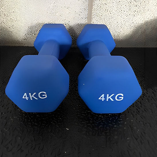 Halteres hexagonales de 4kg
